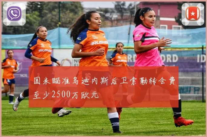 国米瞄准乌迪内斯后卫索勒转会费至少2500万欧元