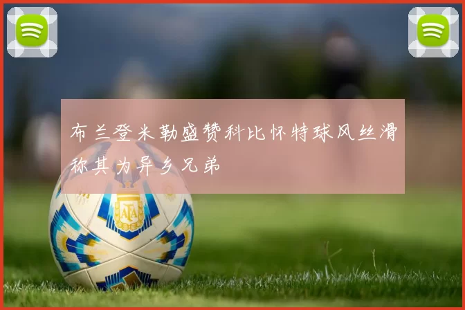 布兰登米勒盛赞科比怀特球风丝滑称其为异乡兄弟